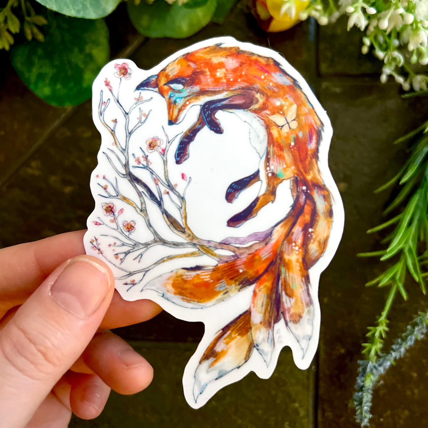 Kitsune Sticker