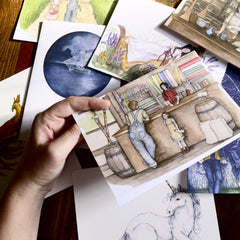 5 x 7 Cards - Handmade By Aly Parrott
