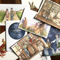 5 x 7 Cards - Handmade By Aly Parrott