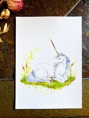 "Unicornis" //Illustration Markers and Ink // 2016 // Archival Giclée Print